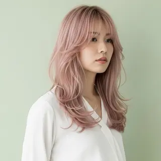ロング カラー Halo/長居美容室 ショート/ROKIのヘアスタイル