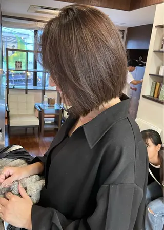 ショート カラー 髪質改善カラー ケアブリーチ/タムのヘアスタイル