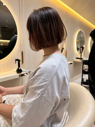 ショート 🩵縮毛矯正・ボブ 岩原朋也🩵のヘアスタイル