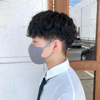ショート パーマ メンズ 渡邉 聖希のヘアスタイル