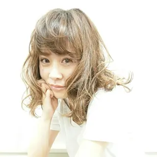 ショート ミディアム セミロング カラー パーマ ヘアアレンジ エクステの神様 ▫️原島ユウヤ▫️のヘアスタイル