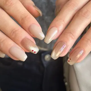 ネイル Ray. ちゅるん系ニュアンスのネイルデザイン