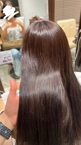 ロング カラー 遠藤 カンナのヘアスタイル