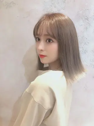 ミディアム 代表山口ひな 髪質改善のプロのヘアスタイル