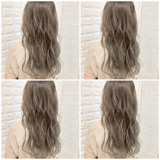 ロング カラー ハイトーン/ブリーチ 山崎 悠次のヘアスタイル