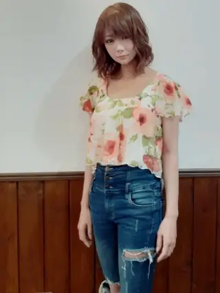 ミディアム カラー 金城 和将のヘアスタイル
