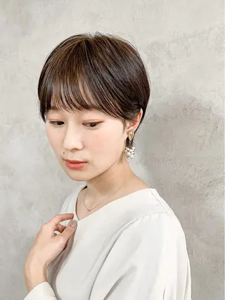ショート カラー 🎁無料カットカラー 📷撮影モデル募集✨のヘアスタイル