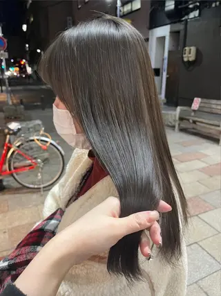 ロング カラー ヘアアレンジ ブリーチなし/ レイヤー🌿runaのヘアスタイル