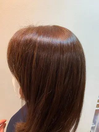 ミディアム カラー 似合わせカット/ すずきたつやのヘアスタイル