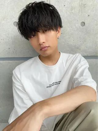 ショート カラー メンズ 🪞韓国🤍大人っぽ 艶髪🤍FRUITSのヘアスタイル