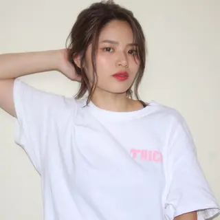 ショート ヘアアレンジ 上川 美幸のヘアスタイル