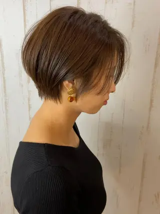 ショート 髪質改善/縮毛矯正/ 似合わせ/山口大輝のヘアスタイル