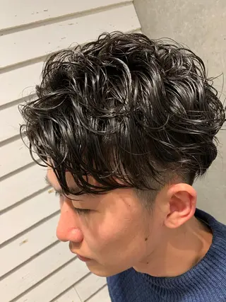 パーマ メンズ Produce with SALON VILLAGE所属・メッシュパーマ職人/ 窪田 優也/ツイスパのヘアスタイル