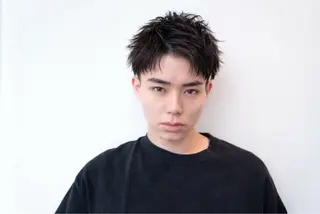 メンズ 渋谷駅/ボブパーマ/ レイヤー/ケンコウのヘアスタイル