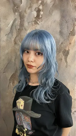 セミロング カラー nonoka/ ブリーチ/モニカのヘアスタイル