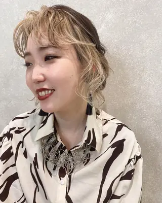 ミディアム カラー 🇰🇷カルマパーマ kaito🇰🇷のヘアスタイル