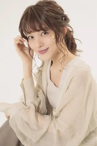 セミロング カラー ヘアアレンジ CORE blanc所属・COREblanc ゆきの／表参道 原宿のヘアスタイル