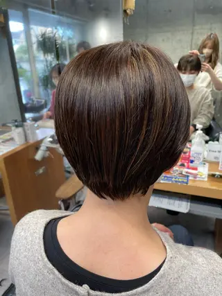 ショート インナーカラー/艶髪 カラー/karinのヘアスタイル