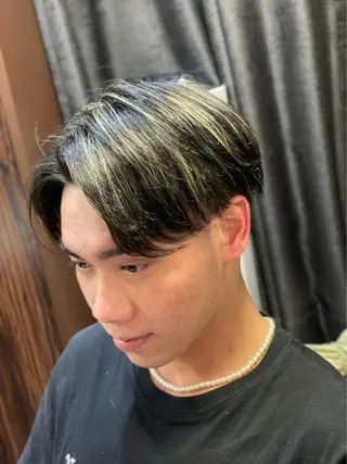 ミディアム メンズ blazeman barbershop 新宿店所属・猪井 明のヘアスタイル
