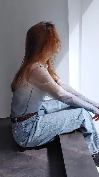 ロング メゾンブランアヴェダ所属・ホリウチ ユキエのヘアスタイル