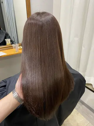 ロング カラー 前田 竜一のヘアスタイル