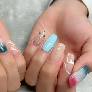 ネイル Protea きぬがわ らむのネイルデザイン