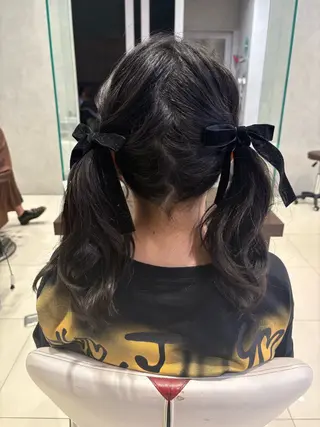 ロング EARTH大曽根💛 田中りほのヘアスタイル