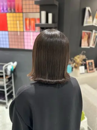 ミディアム 菅原 佑月のヘアスタイル