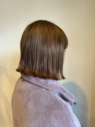 ミディアム カラー 小島 千夏のヘアスタイル