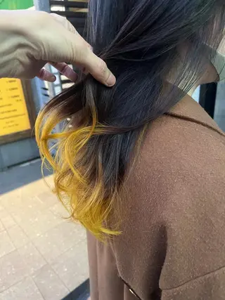 ロング カラー 原宿サロン代表 デザインカラー伊藤卓のヘアスタイル