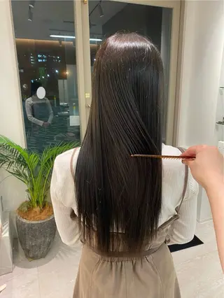 ロング カットカラー縮毛矯正 募集／Otohaのヘアスタイル