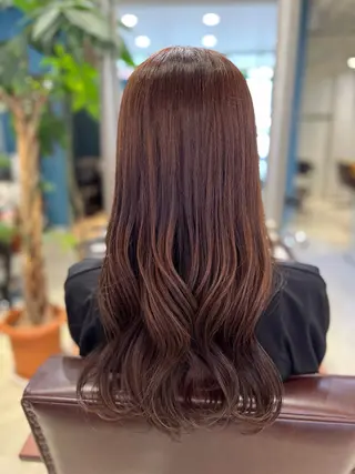 ロング カラー 韓国風レイヤー ∕ 大隣 里桜のヘアスタイル