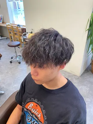 パーマ メンズ メンズ特化LIBER 石川玲央のヘアスタイル