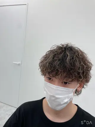 パーマ メンズ SALOWIN札幌大通店所属・札幌メンズ専門美容師 🌪SHO🌪️のヘアスタイル