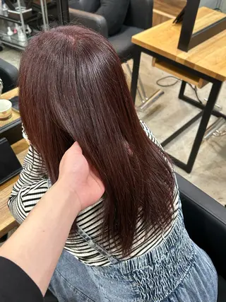 カラー siun.所属・森若 春翔/艶カラーのヘアスタイル