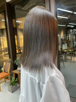 ミディアム カラー mee.表参道所属・ボブ/ショート /パーマ/shinのヘアスタイル