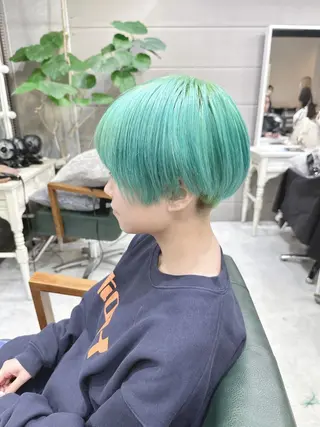 ショート カラー モテ髪透明感❤️ デイズヘアカラーのヘアスタイル