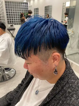 カラー メンズ 無料ショートモデル 募集中❗️秋山ひらいのヘアスタイル