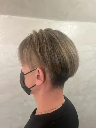 カラー メンズ FUJINO RYOのヘアスタイル