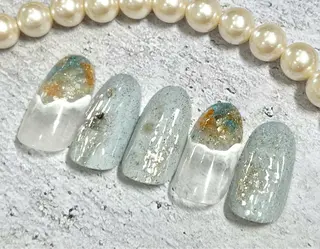 ミディアム BURGUNDY 🌹eriのネイルデザイン