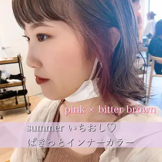 ショート カラー 吉原 由菜のヘアスタイル