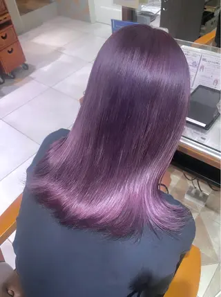 セミロング カラー ブリーチ/艶カラー/ メンズ♱ʜᴀʀᴜᴋᴀのヘアスタイル