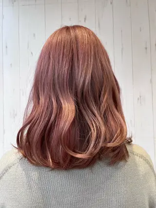 ミディアム カラー dogstar小林諒 レイヤー/パーマのヘアスタイル