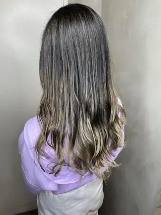 ミディアム カラー La fith 店長 城谷颯人のヘアスタイル