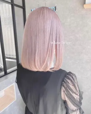 ミディアム mood alissaのヘアスタイル