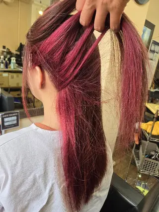 カラー ロング SevenQuarter所属・セブン クォーターのヘアスタイル