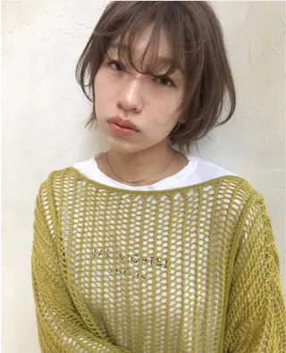 ショート カラー nakahara madokaのヘアスタイル