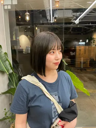 ミディアム カラー BELO 大阪店所属・BELO OSAKA カエデのヘアスタイル