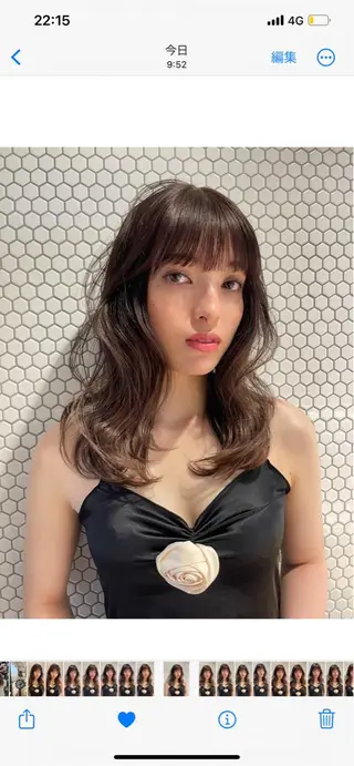 セミロング urara🤍 柔らかヘアのヘアスタイル