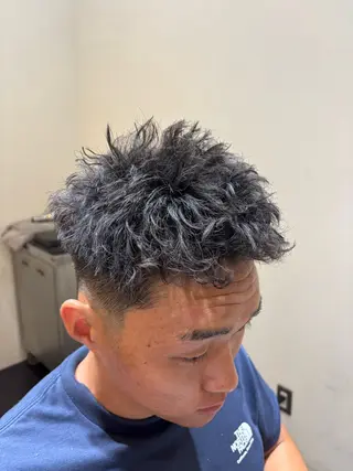 パーマ メンズ STAG BARBER富雄本店所属・STAGBARBER KOUGAのヘアスタイル